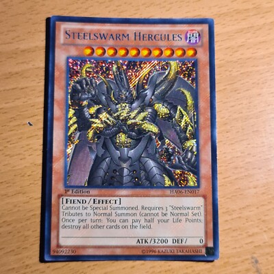 Steelswarm Hercules | YUGIOH | HA06 | Secret Rare | 1st Edition | 2012 NM |  #05