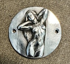 Cubierta de puntos de aluminio pinup de 2 agujeros Hotty Naughty para cabeza de pala Harley Evolution