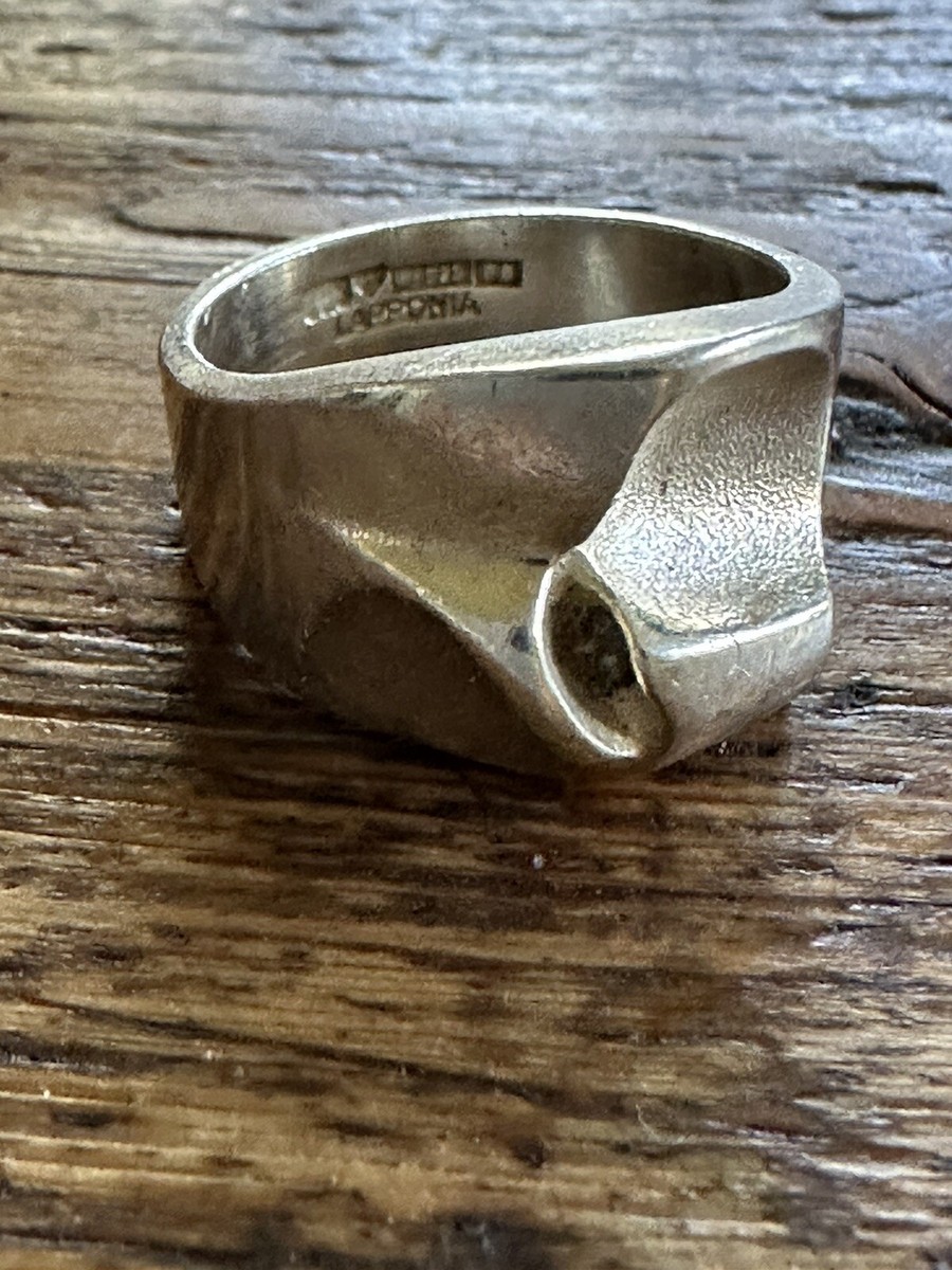 Lapponia Sterling Silver ring Finland Vintage Brutalist 1 | eBay Lapponia Sterling Silver ring Finland Vintage Brutalist 1 | eBay