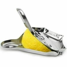 Metal Lemon Squeezer Steel Juicer Kitchen Press Utensil Wedge Bar Lime Wedges