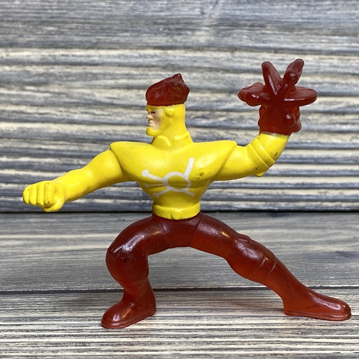 McDonalds Happy Meal Toy 2011 Batman The Firestorm Yellow Red