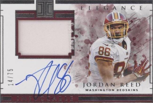 2019 Panini Impeccable Jordan Reed #EV-JR - 1 of 2
