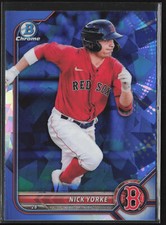 2022 Bowman Chrome Sapphire Nick Yorke BCP-192 Prospects | Boston Red Sox