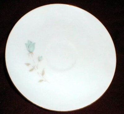 Royal M Yamaka Mita #M112 KARINA Blue Rose Saucer/s Only (sau9)