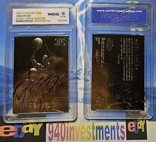 1996-1997 KOBE BRYANT Fleer 23K Gold ROOKIE Card Signature Series - GEM MINT 10
