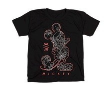 Halloween Disney Mickey Mouse Black Orange Short Sleeve Shirt Size Small NWT