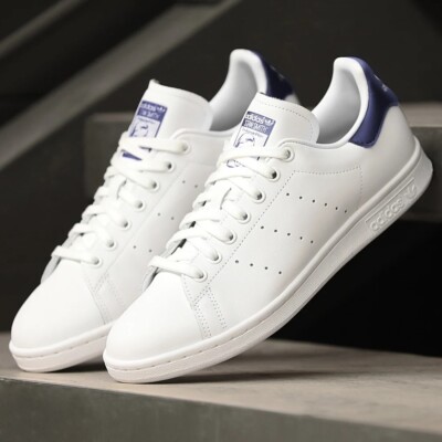 ADIDAS Sneaker 'Originals Stan Smith FX5501' - weiß/marineblau - US 7.5/UK 7