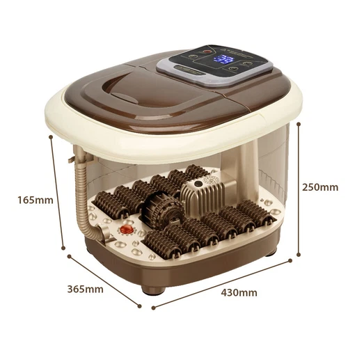 Electric Foot Massager 10L Bubble Foot Bath Spa Foot Tub Roller Heat Soak Bath - Picture 13 of 14