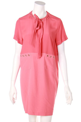 ATOS LOMBARDINI dress Silk I 46 = D 40 coral NEW