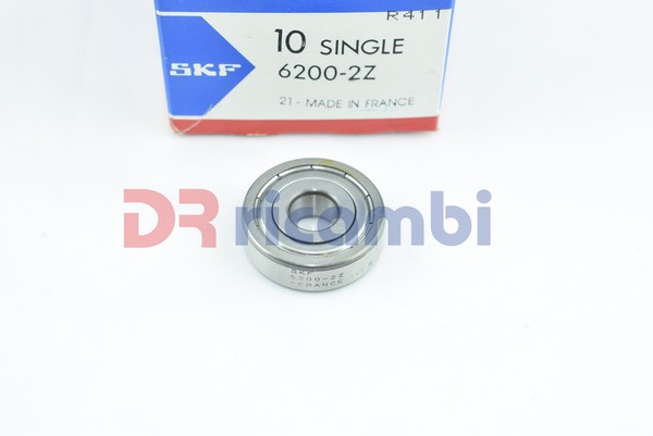 Lager Kugellager Starr A Ein Zahnrad Geschlossen Beide Seiten SKF 6200-2Z D.-image