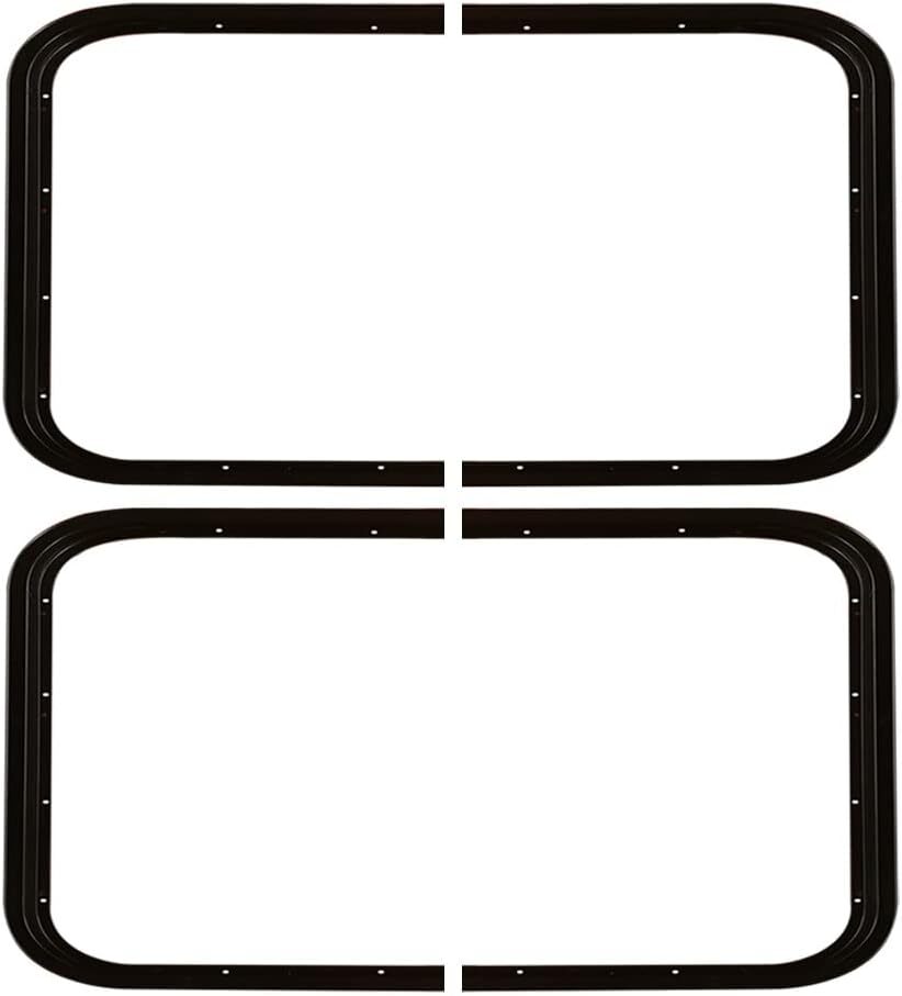 2PCS RV Window Trim Rings 14” W x 22” H Camper Windows Replacement Trim
