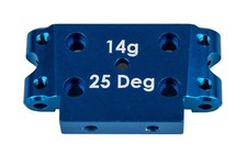 DR10 Factory Team Aluminum Front Bulkhead Blue  25  