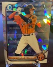 2022 Bowman Chrome 1st Adrian Sugastey Atomic Refractor SP ROOKIE RC Giants