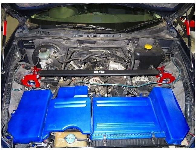 Barra de torre de puntal delantera BLITZ 96143 para MAZDA RX-8 SE3P 13B-MSP Foto 3 de 3