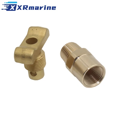 XRMARINE 18-4218 Zylinderblock Ablasshahn FÜR MerCruiser 1/4" NPT 22-16951A1 22-16951Q1