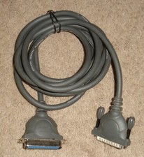 Printer Cable Cord DB25 25-Pin Male to DB36 36-Pin DB Male