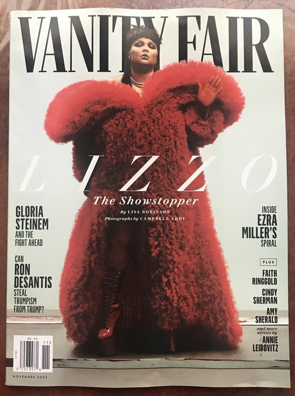 VANITY FAIR Magazine November 2022 LIZZO Gloria Steinem Annie Leibovitz New