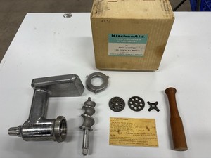 KitchenAid Meat Grinder Food Preparer Attachment Food Chopper Original With Box