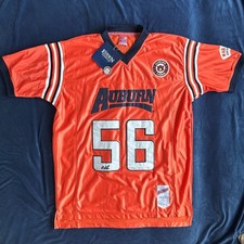 2000s Auburn Tigers Est. '56 NCAA Football Jersey 2XL NWT Orange Stitched  Y2K