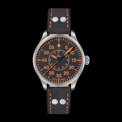 LACO Palermo 39mm Black Dial Automatic Pilot Men's Watch - 862130