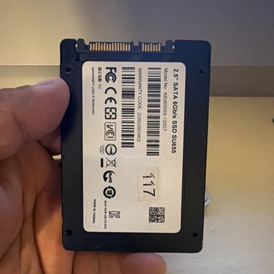 ADATA SU655 Ultimate 120GB 2.5'' SATA III Internal SSD Black