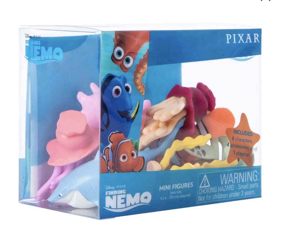 Mini figuras Finding Nemo Disney PIXAR 2024 Critter Crate - Topper para pasteles nuevas Foto 2 de 4