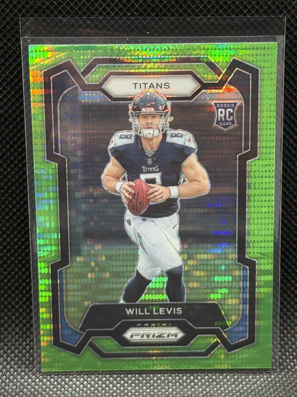 2023 Panini Prizm #397 Will Levis Neon Green Pulsar
