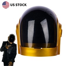 Daft Punk Guy-Manuel Helmet Cosplay Mask Resin Props Gold Halloween US STOCK