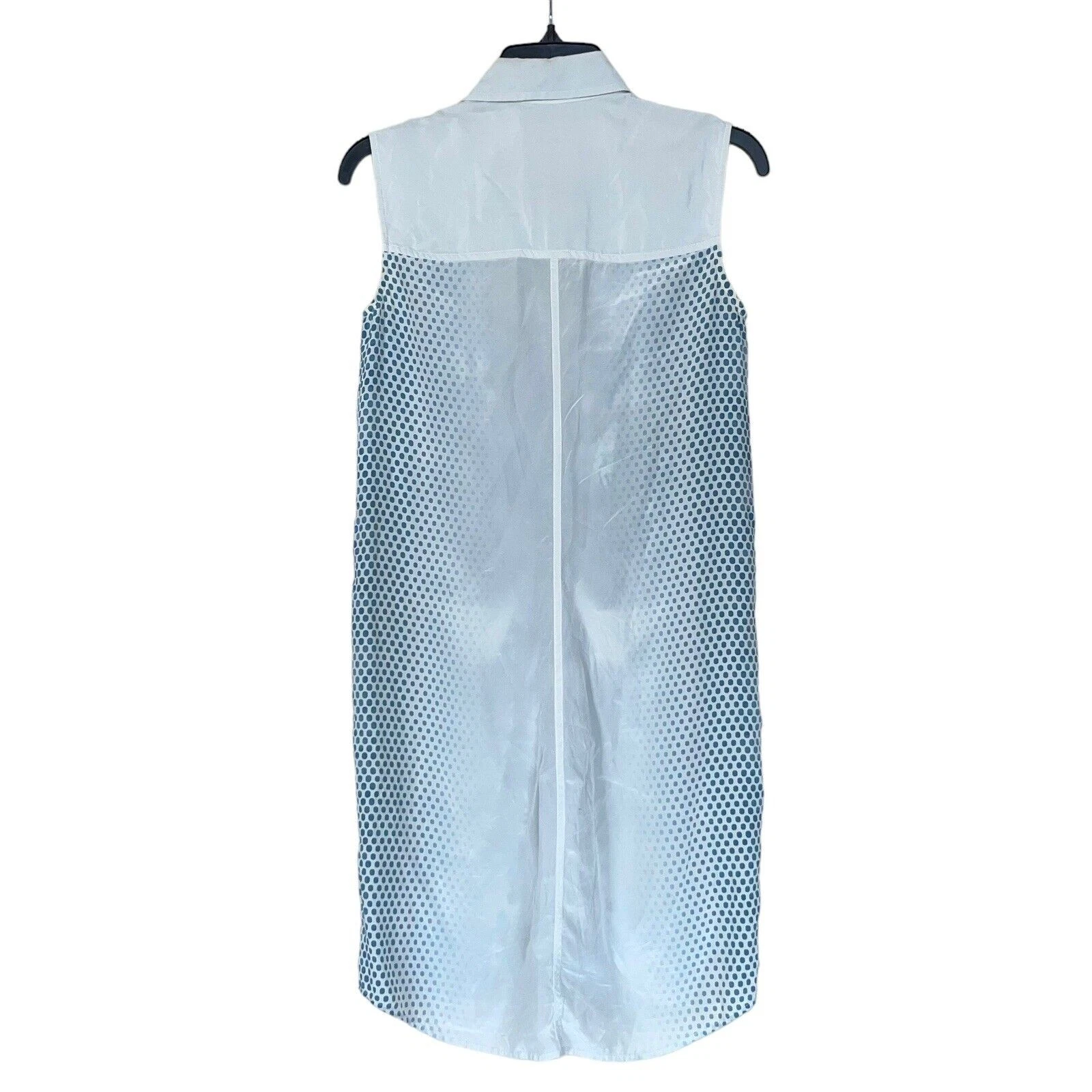 Abito Camicia Alexander Wang 0 Seta Floreale Senza Maniche Collo Bottoni Couture