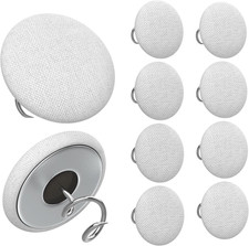 Bed Skirts Pins,Flax Covered Button Twist Pin...