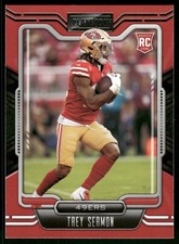 2021 Panini Playbook #126 Trey Sermon San Francisco 49ers Rookie