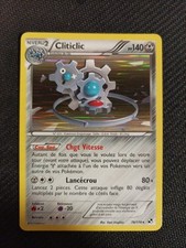 Carte Pokémon Cliticlic 76/114 Holo Noir Et Blanc