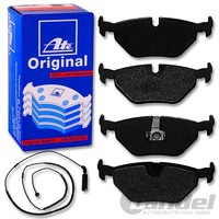 ATE BremsbelÄGe + WK Hinten Passend FüR BMW 3Er E46 Limo Touring Compact Cabrio