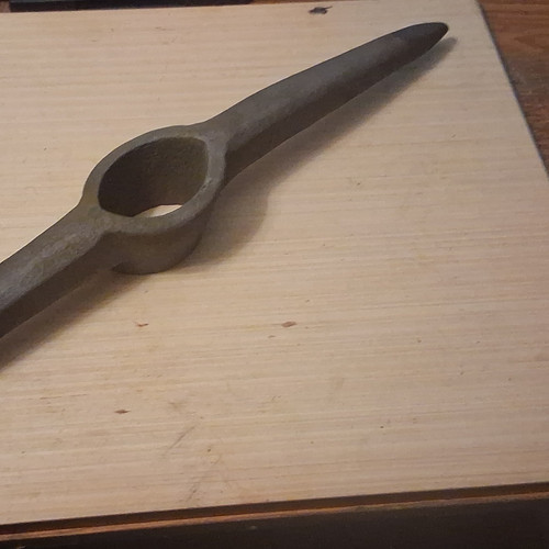 23" Steel Pick Mattock Head Tool Head Gray w/ Handle Eye Opening (No Handle)
