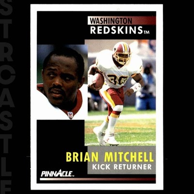 Brian Mitchell 1991 Pinnacle #96 Washington Redskins   Football Card