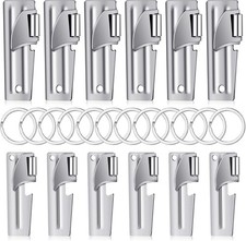 P-38 and P-51 Military Style Can Openers with Key Rings Stainless Steel Camping