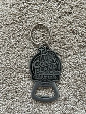 Coney Island Brewery, Brooklyn NY Metal pewter Keychain Keyring Bottle Opener