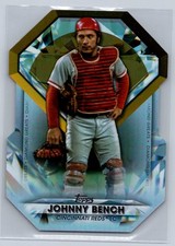 2022 Topps Diamond Greats Die Cut #DGDC-10 Johnny Bench Cincinnati Reds