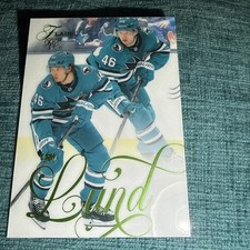 2025-26 UD Flair Cam Lund Image B Variant Rookie Card/Logo /349 San Jose Sharks
