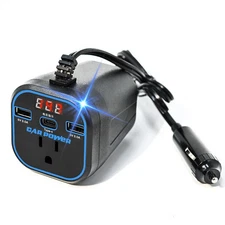 200W Car Power Inverter Car Inverter 12v to 110v Car Outlet Adapter with Dual...