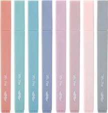 Mr. Pen Aesthetic Highlighters Chisel Tip Earthy Colors No Bleed Bible