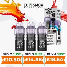 Nexel Aero 7000 Replacement Pods | Prefilled Cartridges 20mg Nic |  UK Dispatch