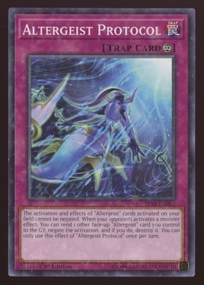 Yu-Gi-Oh! Altergeist Protocol #SP18-EN048 Star Foil 1st Edition Ultra Rare