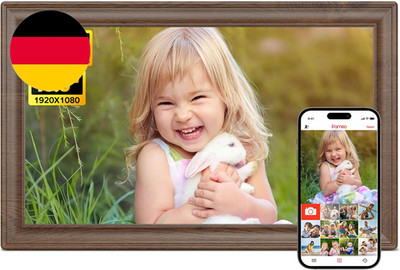 Frameo 64GB 15.6 Zoll WLAN Digitaler Bilderrahmen, FHD 1920 * 1080P IPS Touchscr