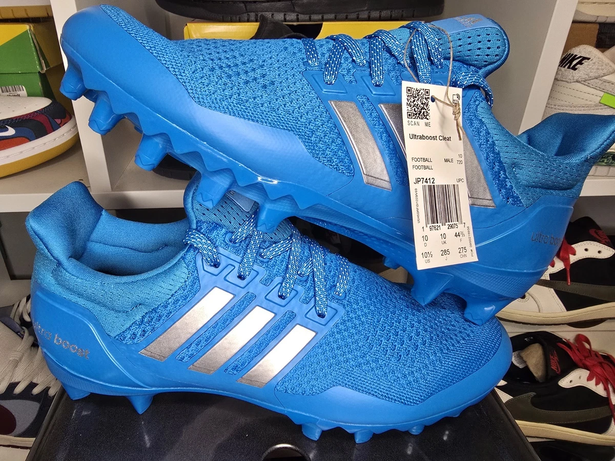 Adidas UltraBoost Cleat Men’s 11 Blue Silver JP7412 New No Box adidas UltraBoost Cleat Solar Blue for Sale | Authenticity  main image 3