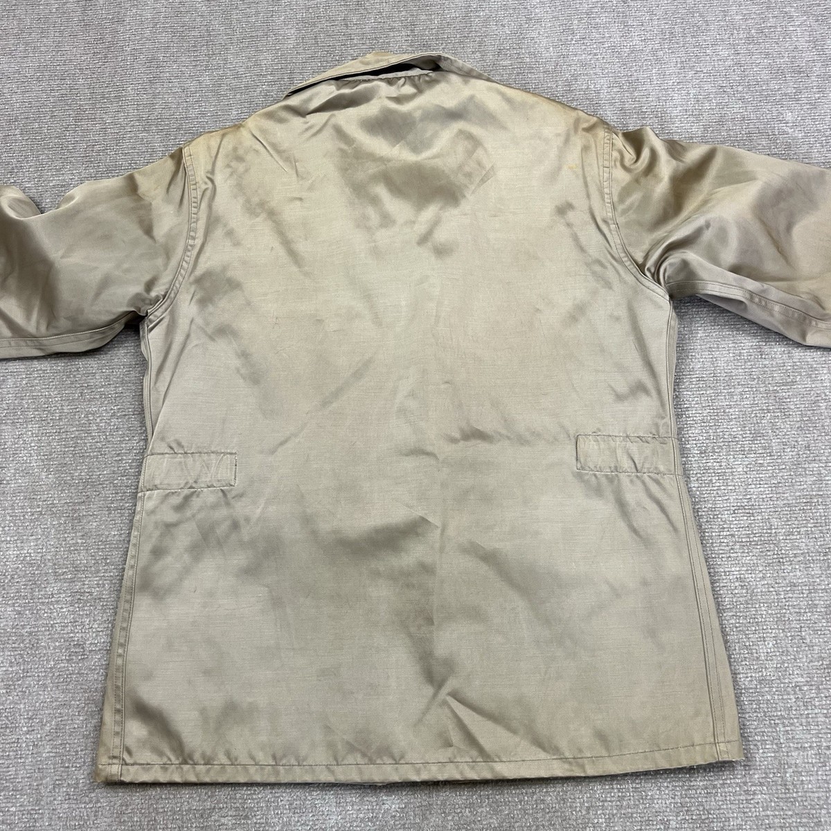 Vintage 50s Sportclad Satin Nylon Jacket Mens Medium Talon Zipper