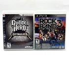 New ListingGuitar Hero: Metallica PS3 + Rock Band 3 PS3 Sony PlayStation 3 2009