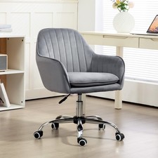 HOMCOM Office Chair, Swivel Desk Chair w/ Adjustable Height, Refurbished