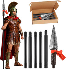 1 Pc 70" Spartan Spear, Adult Plastic Spartan Spear Roman Soldier Costume Weapon