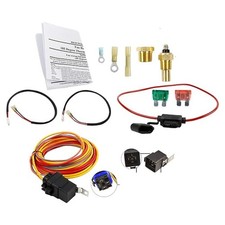 Dual Electric Cooling Fan Wiring Install Kit 185 Degree On 165 Off Engine Fan Th Dual Electric Cooling Fan Wiring Install Kit 185 Degree On 165 Off Engine Fan Th
